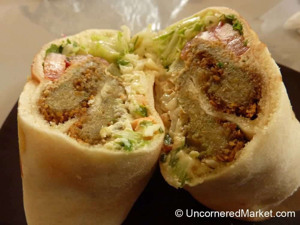 Berlin Restaurants, Falafel at Maroush