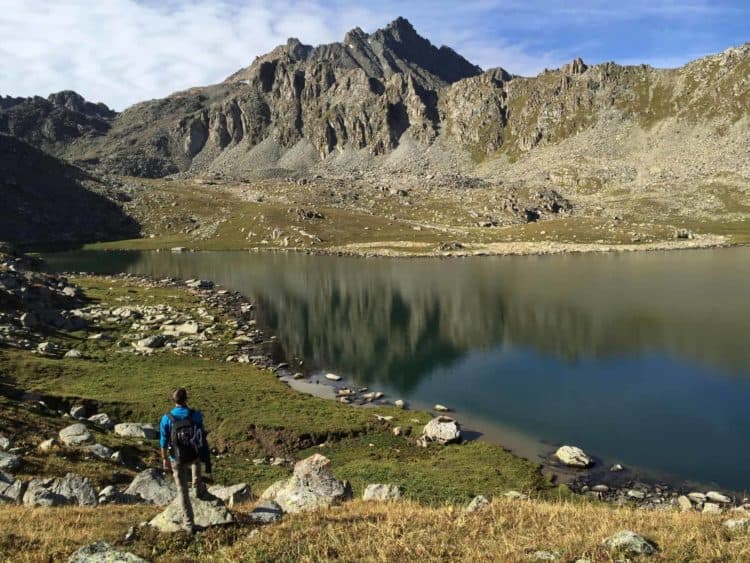 Dan Enjoys the View, Jyrgalan Trek - Kyrgyzstan