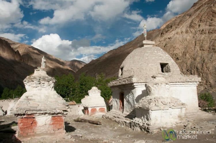 Ladakh Trekking Buddhist Chortens
