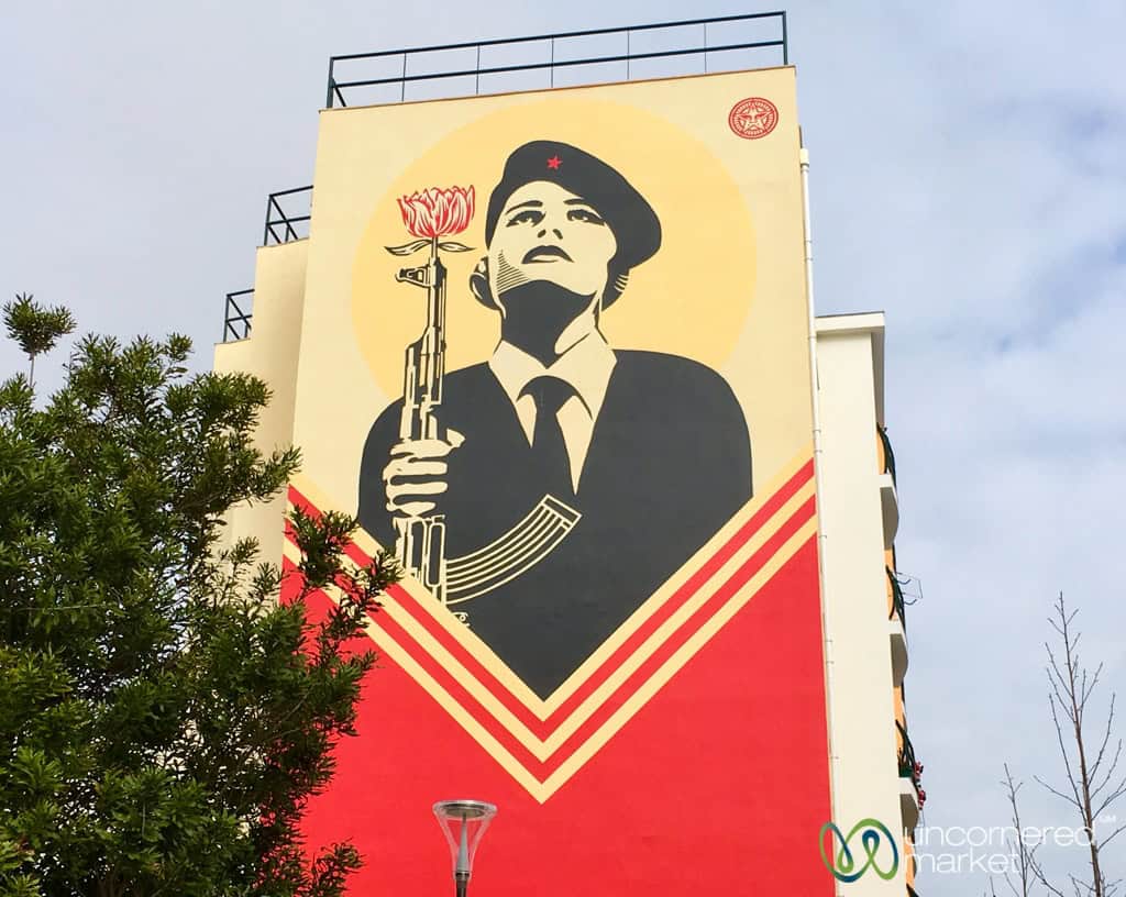 LIsbon Street Art, Obey Mural